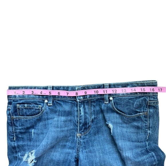 Paige Jimmy Jimmy Medium Wash Boyfriend Straight Leg Jeans Size 28 #1065-0090 - Picture 4 of 9